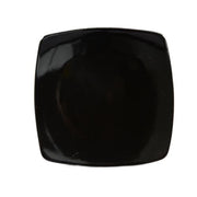 CAC China R-FS6-BLK Clinton Colorful Stoneware Plate, 6 7/8" x 6 7/8", Black, 36/Case - Default Title