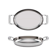 Tuxton RTVH DisplayTux Stainless Steel Roasting Pan, Silver - 46 oz.