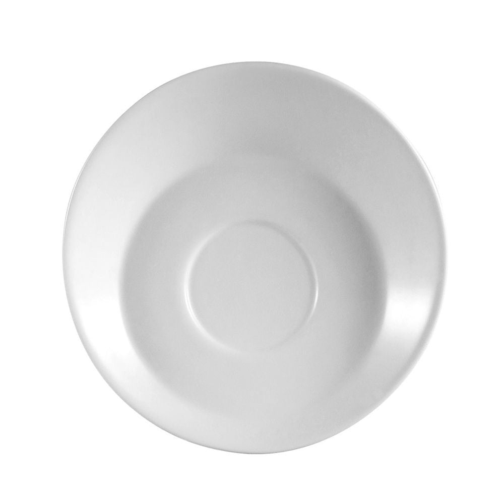 CAC China SHER-2 Sheer Fine Porcelain Saucer, 6" Diameter, 36/Case - Default Title