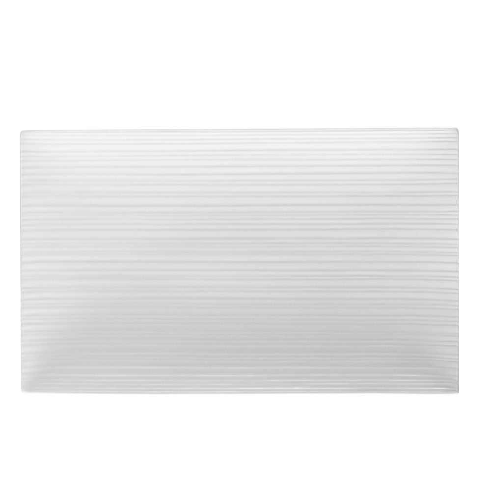 CAC China SUS-RT12 Sushi Signature Porcelain Platter, 4 3/4" x 9 1/2", White, 24/Case - Default Title