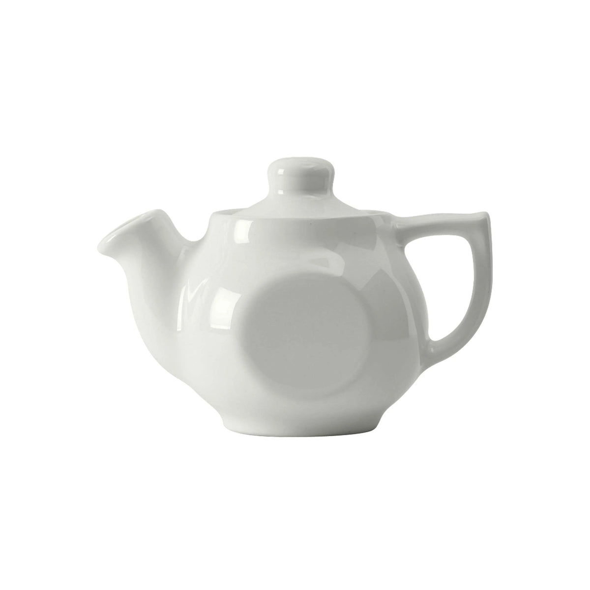 Tuxton BWT China Teapot Lid, White, 12/Case - 10 oz.