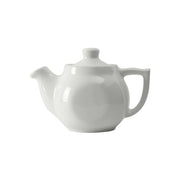 Tuxton BWT China Teapot Lid, White, 12/Case - 18 oz.