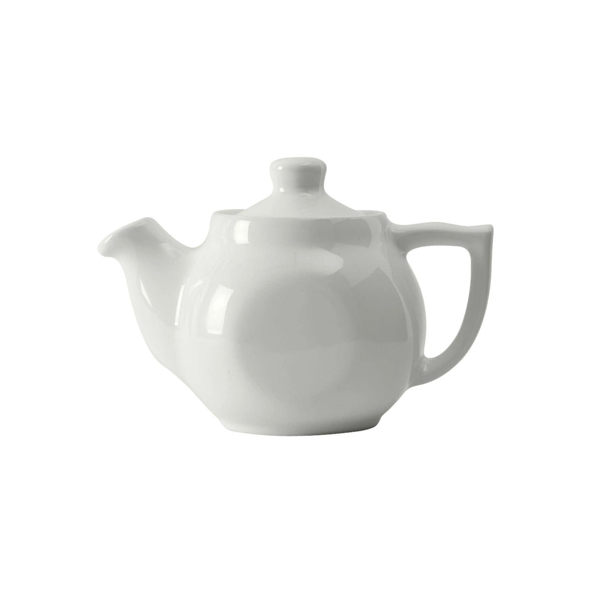 Tuxton BWT China Teapot Lid, White, 12/Case - 18 oz.