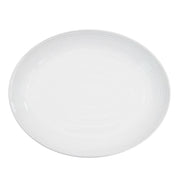 CAC China TGO-13C Tango Bone White Porcelain Platter, 9 1/4" x 11 1/2", 12/Case - Default Title