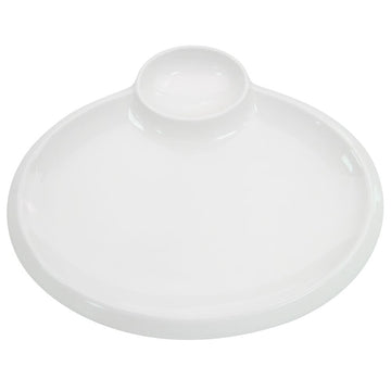CAC China TRY-OV12 Party Collection Porcelain Platter, 9" x 12", Ivory, 12/Case - Default Title