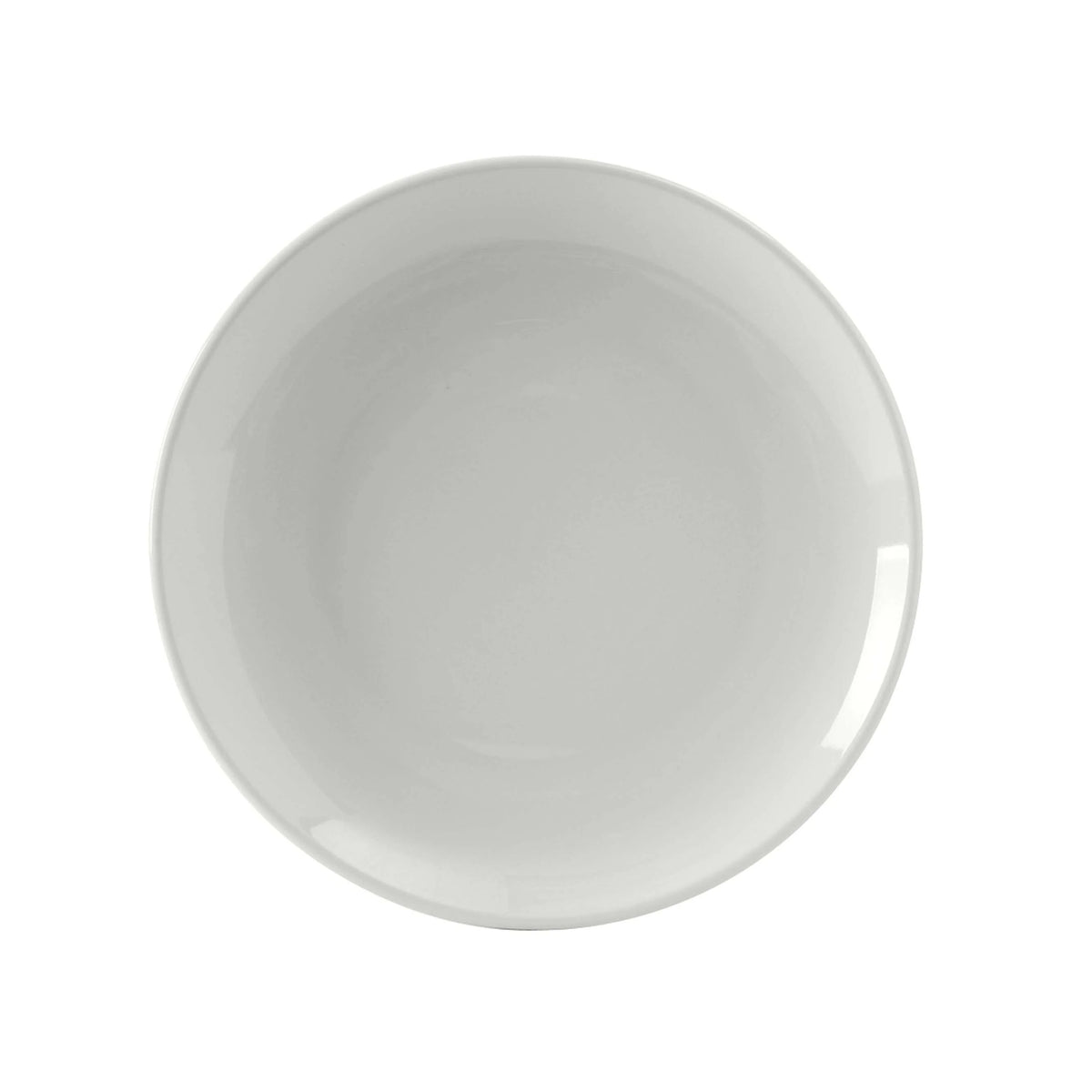 Tuxton VPA-121 Florence China Plate, 12.128" Diameter, White, 12/Case - Default Title