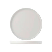 Tuxton TuxTrendz Zion Black China Plate, 10 3/4" Diameter, 12/Case - White