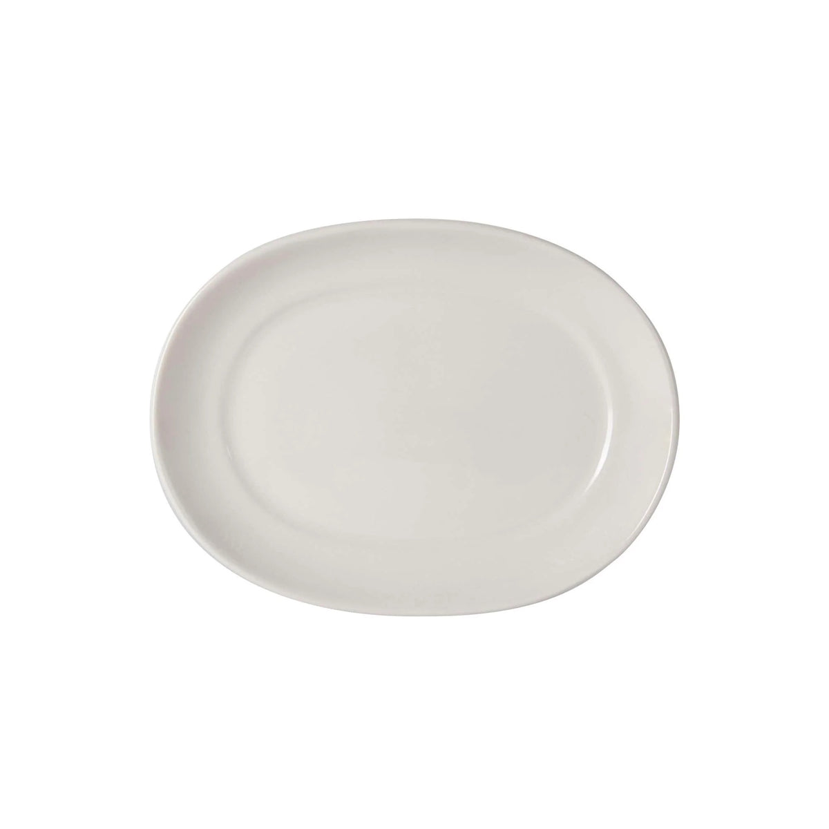 Tuxton WEH Columbia China Platter, White - 10"