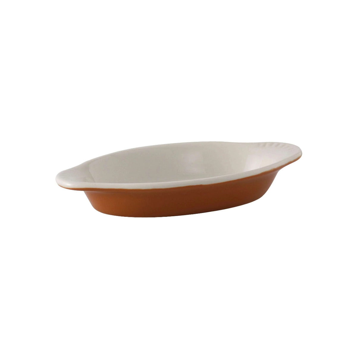 Tuxton Accessories Decorated China Rarebit, 17 oz., 12/Case - Autumn Eggshell