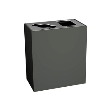 Busch Systems Aristata Composite Waste Receptacle, 30 gal., Black - Slate