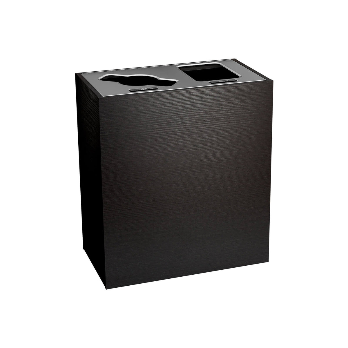 Busch Systems Aristata Composite Waste Receptacle, 30 gal., Black - Western Breeze