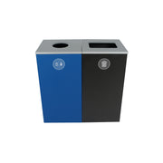 Busch Systems Spectrum Powder Coated Steel Waste Receptacle, 48 gal. - Cans & Bottles
