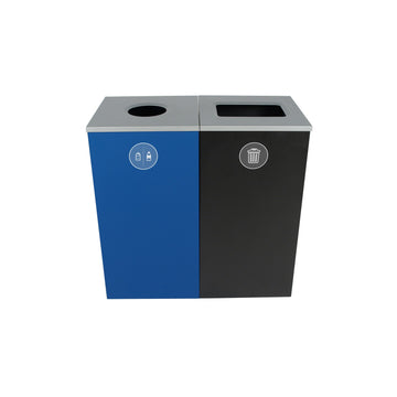 Busch Systems Spectrum Powder Coated Steel Waste Receptacle, 48 gal. - Cans & Bottles