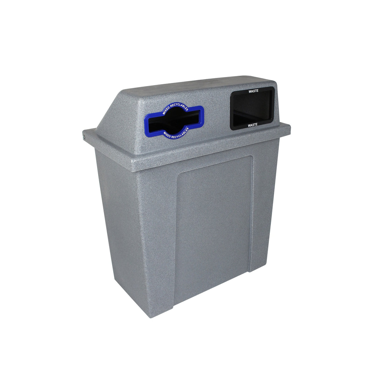 Busch Systems 101433 Super Sorter Waste Receptacle, 64 gal., Gray - Default Title