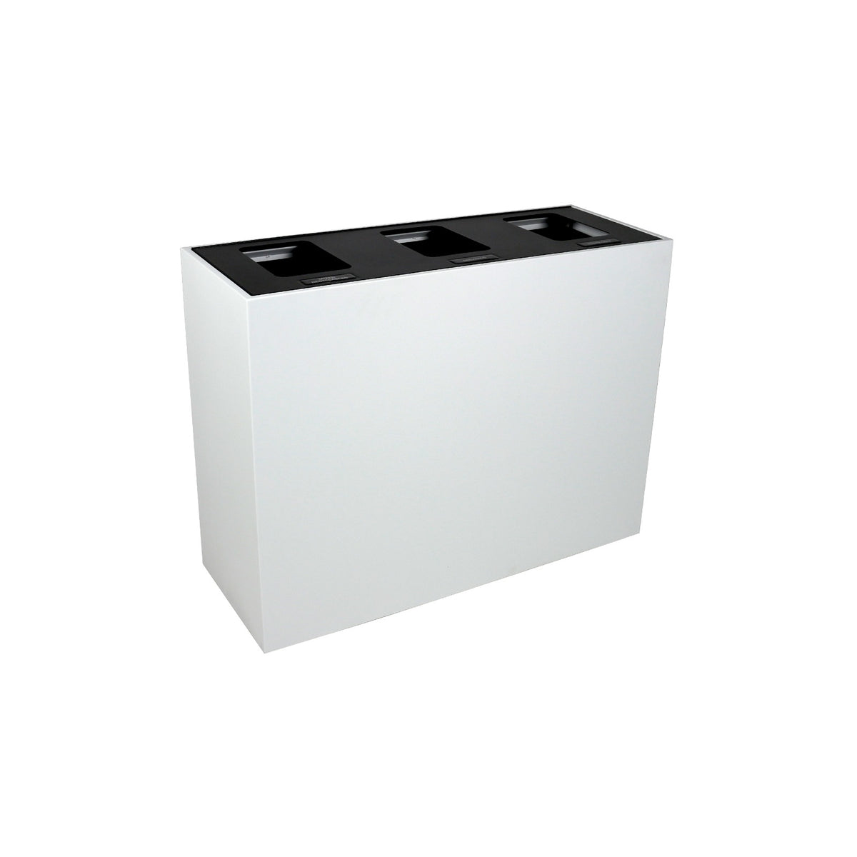 Busch Systems Mezzo Paper Waste Receptacle, 45 gal. - Mixed Recyclables Organics