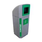 Busch Systems Octo Recyclables Receptacle, 32 gal. - Gray Green