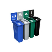 Busch Systems 202878 Waste Watcher HDPE Plastic Waste Receptacle, 92 gal. - Default Title