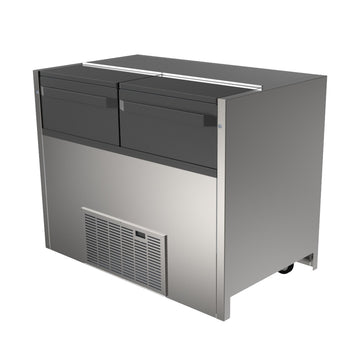 Delfield NLFACP Stainless Steel Beverage Cooler, 32" High, 115V - 12 Milk Crates 18.5 cu. ft.