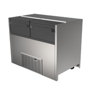 Delfield NLFACP Stainless Steel Beverage Cooler, 32" High, 115V - 16 Milk Crates 24.3 cu. ft.