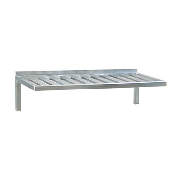 New Age Industrial Aluminum Wall Shelf, 20" Wide, Silver - 600 lb.