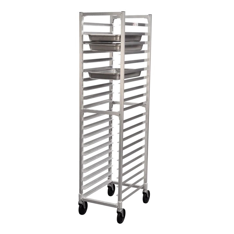 New Age Industrial 1505 Aluminum Steam Table Pan Rack, 16 1/4" Wide, Silver - Default Title