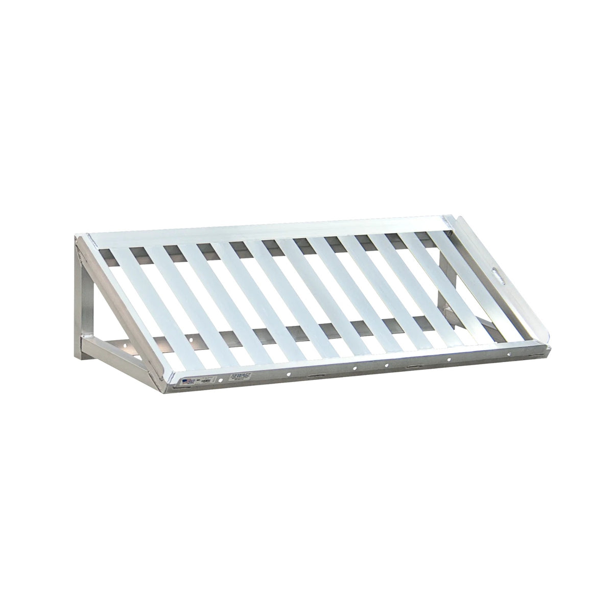 New Age Industrial 97102 Aluminum Wall Shelf, 21" x 48", Silver - Default Title