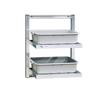 New Age Industrial 98272 Aluminum Wall Shelf, 24" Wide, Silver - Default Title