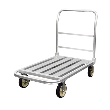 New Age Industrial 99320 Aluminum Platform Truck, 20" x 36 1/2", Silver - Default Title