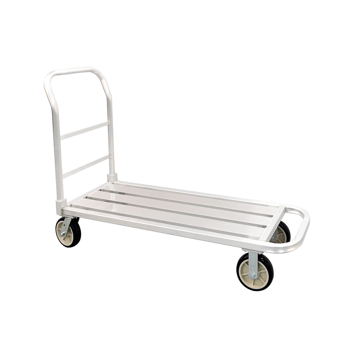 New Age Industrial 99322 Aluminum Platform Truck, 20" x 60 1/2", Silver - Default Title