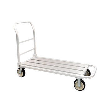 New Age Industrial 99322 Aluminum Platform Truck, 20" x 60 1/2", Silver - Default Title