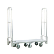 New Age Industrial Folding Platform Truck, 18" x 61", Silver - photo 3