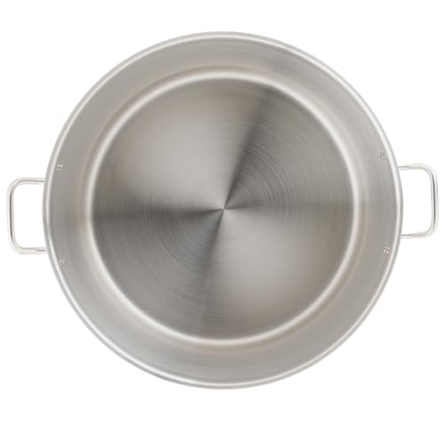 Winco 80 Quarts / Pot With Cover / Silver Stockpots