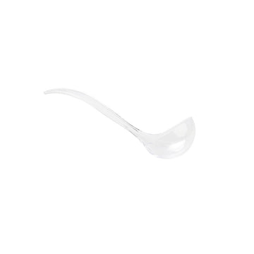 Ladle, 6.5 oz., 12" x 3-7/8" x 3-1/4", polystyrene, Clear, 12 Each per case by Tablecraft – 12.12x4.00x3.38, Polystyrene, Clear, Pack of 12, Model 11445