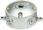 RAB Lighting VXJ1 Weatherproof Round Box with 1/2" Cover, Aluminum, 1/2" Thread, Natural