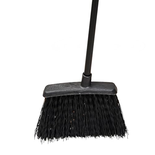 Carlisle FoodService Products Pack of 12, 48 Inches / Black / Pack of 12 Angle Brooms