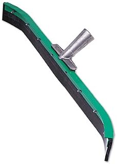 UNGER Aquadozer Heavy-Duty Squeegee, Black Rubber, Curved, 24" Wide Blade
