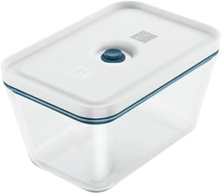 ZWILLING Fresh & Save Vacuum Box, Size L, Glass, with Vacuum Lid, Blue