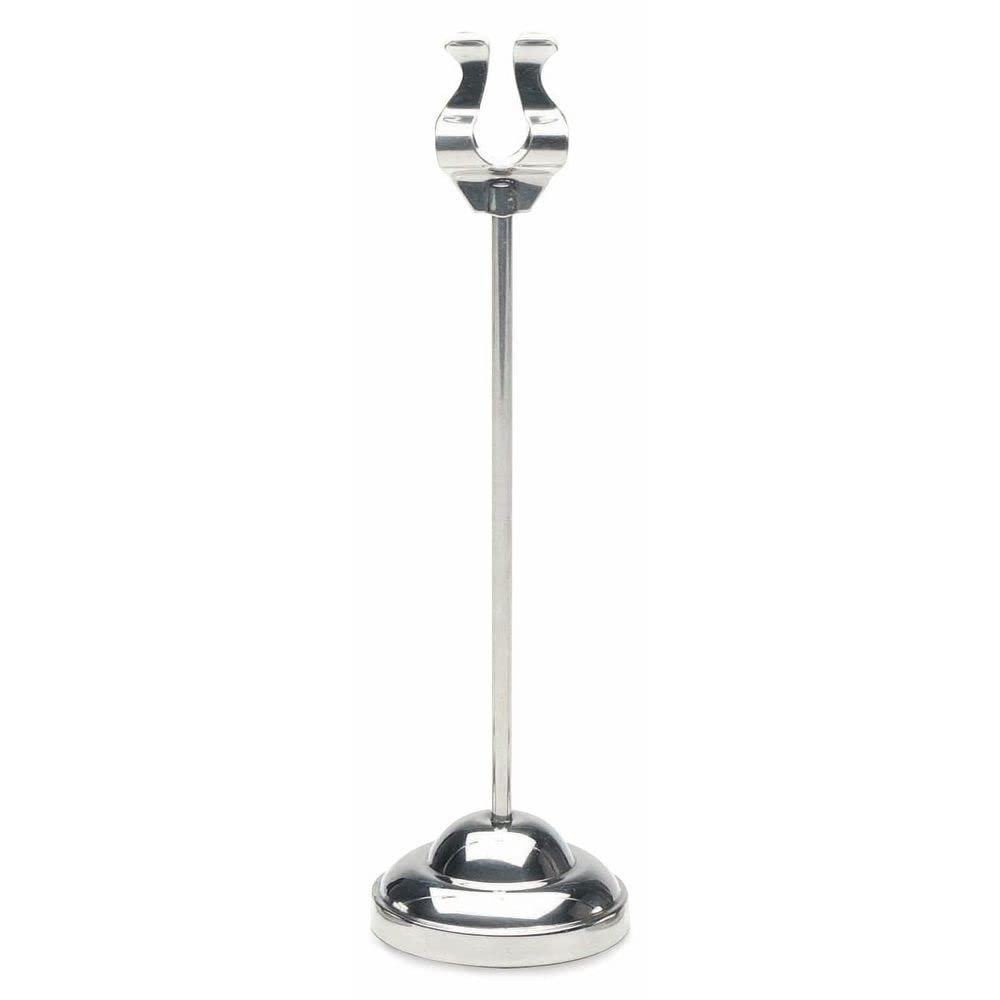 Weighted Base Sign Holder (8") by HUBERT – 8", chrome, Model HMH2