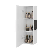 DEPOT E-SHOP White/Dark Walnut / 1 Medicine Cabinets