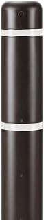 Innoplast BollardGard 4" x 52" Bollard Cover Brown (Brown White Tape)