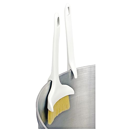 Winco Flat / 2 inches / White Pastry Brushes