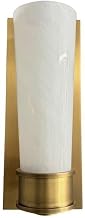 House Of Troy WL309-BB 1-Light Wall Sconce - 12.5-Inch Tall and 5-Inch Wide, Finish Color: Brushed Brass