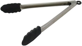 Tablecraft 16" Silicone Tip Locking Tongs