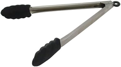 Tablecraft 9" Silicone Tip Locking Tongs