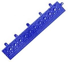 Notrax Drainage Mat Accessory Ramp, 2" x 12" x 9/16", Blue