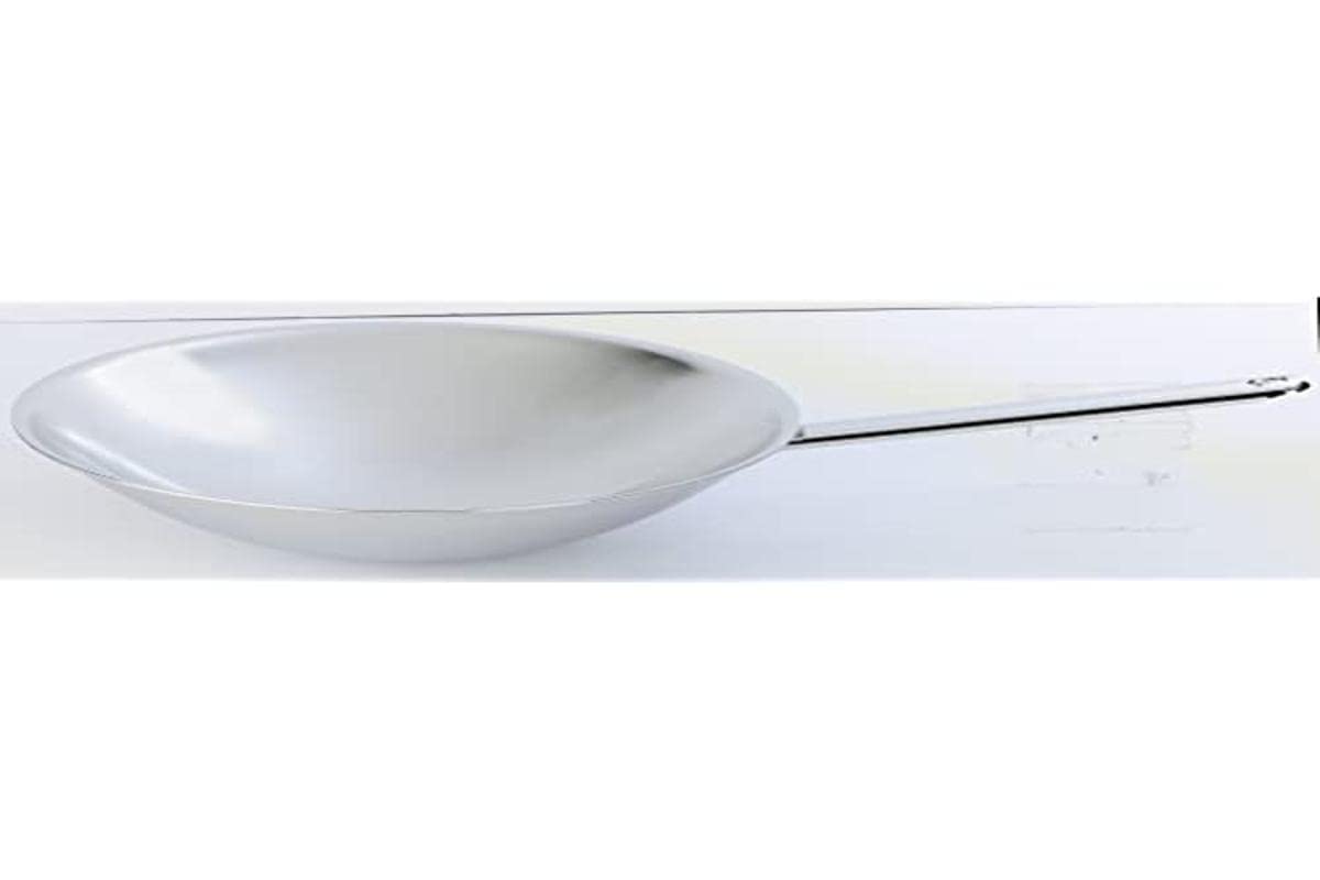 Wok/Frying pan Round Frying pan by Demeyere – 36cm, 6 liters, Porcelain, Stainless Steel, Model 58936