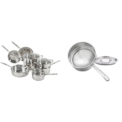 Cuisinart 11-Piece / Cookware + Double Boiler with Cover / 1 Cookware Sets