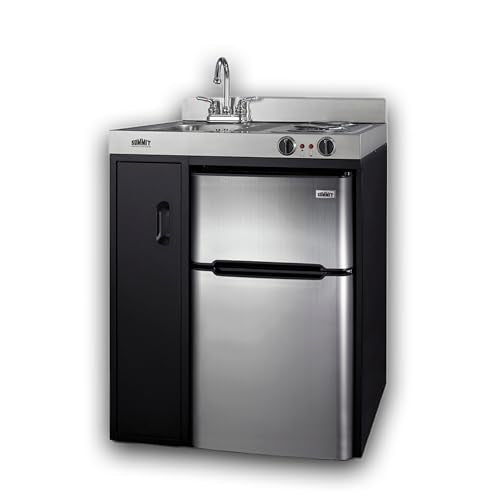 Summit Appliance Black/Stainless / 30-Inch / 3.2 cubic_feet Outdoor Refrigerators