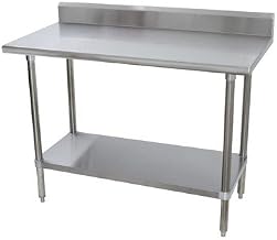 Heavy Duty Height Adjustable Stainless Steel Top Workbench Size: 30" H x 40.5" W x 24" D