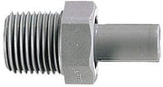 John Guest Push-to-Connect Fitting, Thread Adapter, Acetal, 1/4" OD x 1/4" NPT(M); 10/Pk